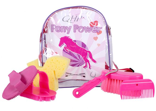 Hovedbilde Pony Power ryggsekk blå/rosa