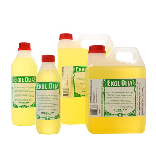 Hovedbilde Ekol ufarget lærolje 1liter