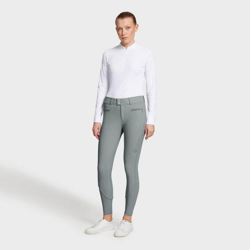 Samshield Clara Premium Knee grip Lys grønn/grå