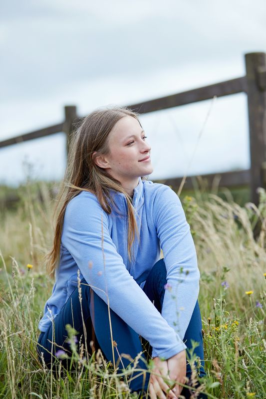 Eq Kids Gilly Fleece Jacaranda (Lys blå/lilla)